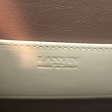 Lanvin Concerto Small Shoulder Bag Pale Yellow Leather NEW