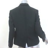 Marni Blazer Black Silk-Blend Size 40 Three-Button Jacket