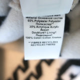 Isabel Marant Etoile Mackensy Fuzzy Jacket Ecru/Black Printed Sherpa Size 34