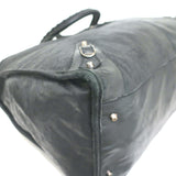 Balenciaga Classic Weekender Bag Black Leather Extra Large Tote