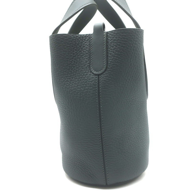 Hermes In-the-Loop 18 Bag Vert Mangrove Clemence Leather NEW