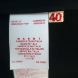 Marni Blazer Black Silk-Blend Size 40 Three-Button Jacket