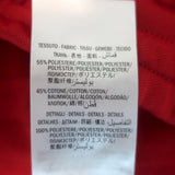 Gucci Side-Stripe Pleated Midi Skirt Red Technical Jersey Size Large