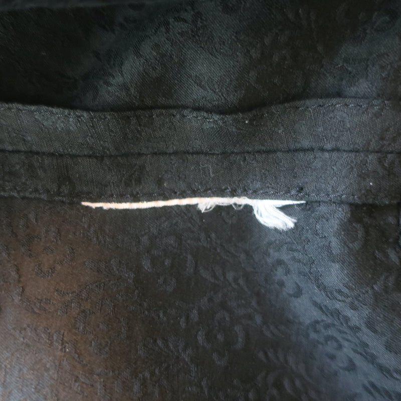 Miu Miu Jacquard Pleated Shirt Jacket Black Size 38