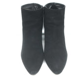 Prada Ankle Boots Black Suede Size 37 Hidden Platform Booties