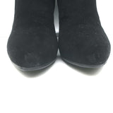 Prada Ankle Boots Black Suede Size 37 Hidden Platform Booties