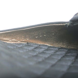 Giorgio Armani Rosette d'Orsay Pumps Black Satin Size 37 Pointed Toe Heels NEW