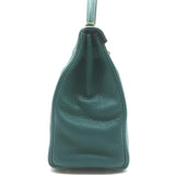 Hermes Kelly 32 Bag Malachite Togo Leather Gold Hardware