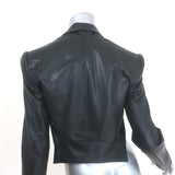 Gareth Pugh Leather Bolero Jacket Black Size Extra Small