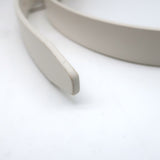 Balenciaga Heart Lock Skinny Belt White Leather Size 85
