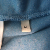 Gucci Embroidered Tennis Sweatshirt Blue Velour Size Medium