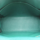 Hermes Kelly 32 Bag Malachite Togo Leather Gold Hardware