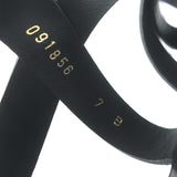 Gucci GG Monogram Canvas Platform Wedge Sandals Black Leather Size 7 NEW