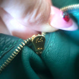 Hermes Kelly 32 Bag Malachite Togo Leather Gold Hardware