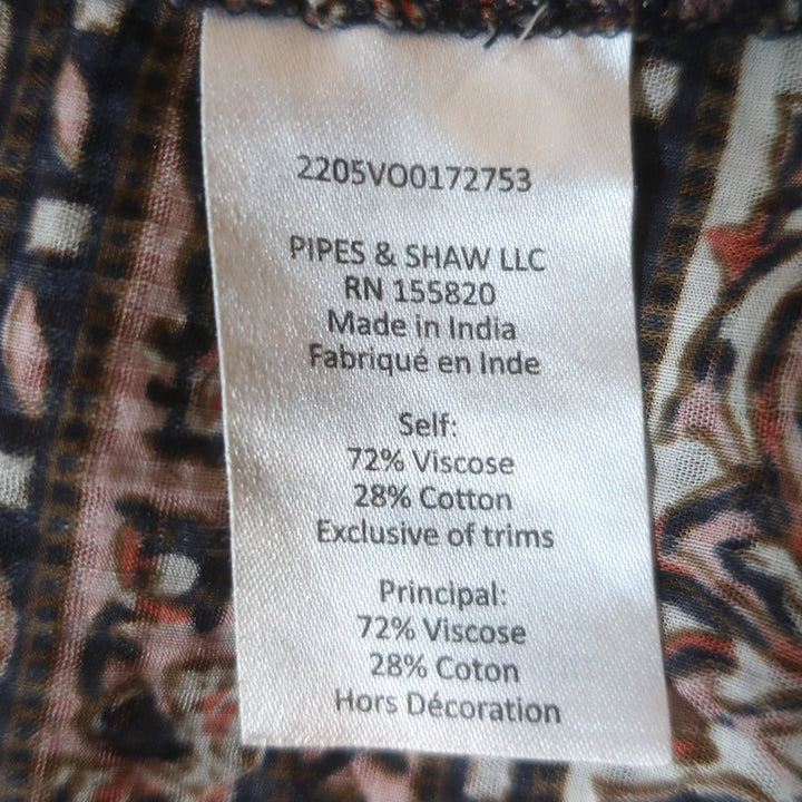 Veronica Beard Windansea Tassel-Strap Floral Maxi Dress Navy/Multi Size Small
