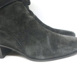 Saint Laurent Blake Jodhpur Ankle Boots Black Suede Size 37