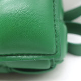 Bottega Veneta Padded Cassette Crossbody Bag Green Leather
