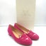 Charlotte Olympia Kitty Ballet Flats Fuchsia Suede Size 38 NEW