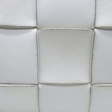 Bottega Veneta Cassette Crossbody Bag White Leather