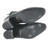 Saint Laurent Blake Jodhpur Ankle Boots Black Suede Size 37