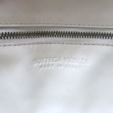 Bottega Veneta Cassette Crossbody Bag White Leather