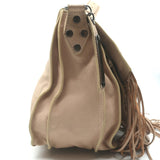 Proenza Schouler PS1 Medium Fringe Satchel Beige Leather Crossbody