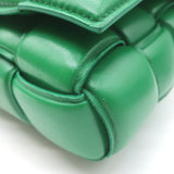 Bottega Veneta Padded Cassette Crossbody Bag Green Leather