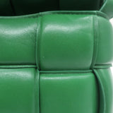 Bottega Veneta Padded Cassette Crossbody Bag Green Leather