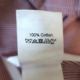 Celine Gingham Puff Sleeve Mini Dress Red/White Cotton Size 38