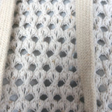 Brunello Cucinelli Sequined Open Knit Hooded Sweater Oat Size Medium