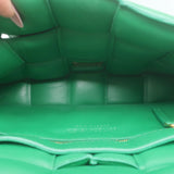 Bottega Veneta Padded Cassette Crossbody Bag Green Leather