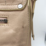 Proenza Schouler PS1 Medium Fringe Satchel Beige Leather Crossbody