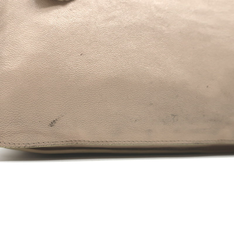 Proenza Schouler PS1 Medium Fringe Satchel Beige Leather Crossbody