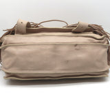 Proenza Schouler PS1 Medium Fringe Satchel Beige Leather Crossbody
