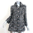 Chanel Woven Tweed Jacket Black/Multicolor Cotton-Mohair Size 38