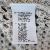 Brunello Cucinelli Sequined Open Knit Hooded Sweater Oat Size Medium