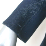 Alaia Metallic Denim Double Breasted Coat Indigo Size 40