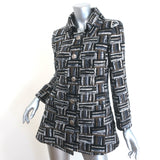 Chanel Woven Tweed Jacket Black/Multicolor Cotton-Mohair Size 38