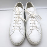 Common Projects Original Achilles Low Top Sneakers White Leather Size 43