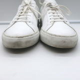 Common Projects Original Achilles Low Top Sneakers White Leather Size 43