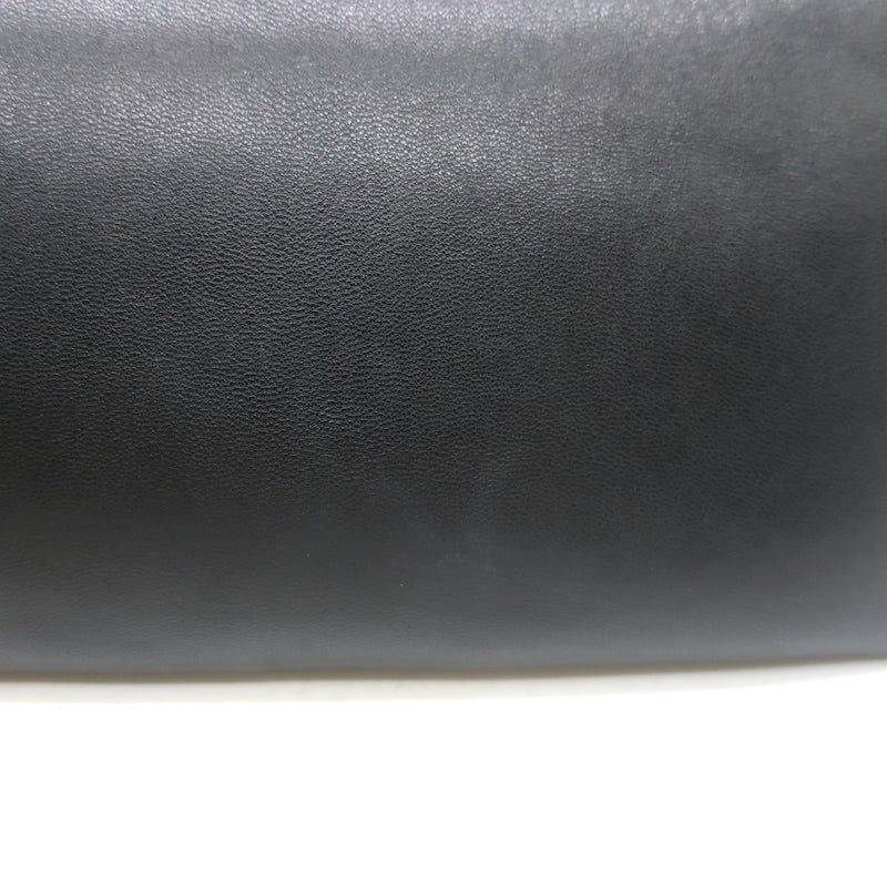 Saint Laurent Calypso Mini Chain Strap Bag Black Padded Lambskin Leather