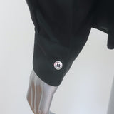 Comme des Garcons Peter Pan Collar Shirt Black Cupro Size Small Long Sleeve Top