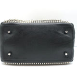 Christian Louboutin Panettone Studded Bowler Bag Black Grained Leather