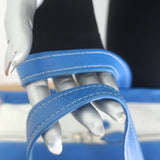 Balenciaga Bazar Small Shopper Tote Blue/White Striped Leather Crossbody Bag
