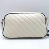 Gucci GG Marmont Chain-Strap Small Camera Bag Cream Quilted Leather Crossbody