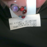 Brunello Cucinelli Metallic-Striped Pleated Midi Skirt Black/Gold Size 44