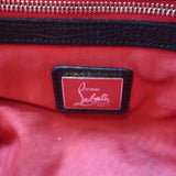 Christian Louboutin Panettone Studded Bowler Bag Black Grained Leather