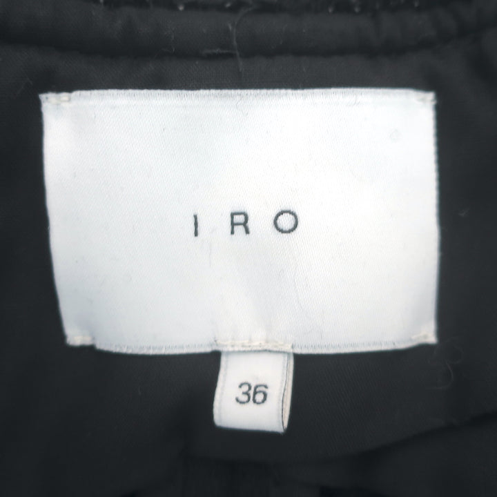 IRO Anglet Tweed Jacket Black Wool-Blend Size 36