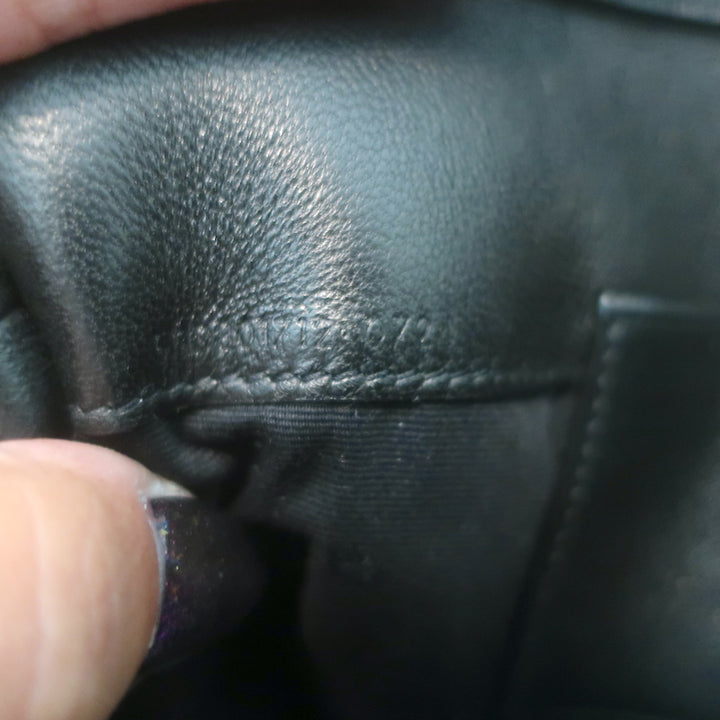 Saint Laurent Calypso Mini Chain Strap Bag Black Padded Lambskin Leather