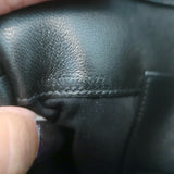 Saint Laurent Calypso Mini Chain Strap Bag Black Padded Lambskin Leather